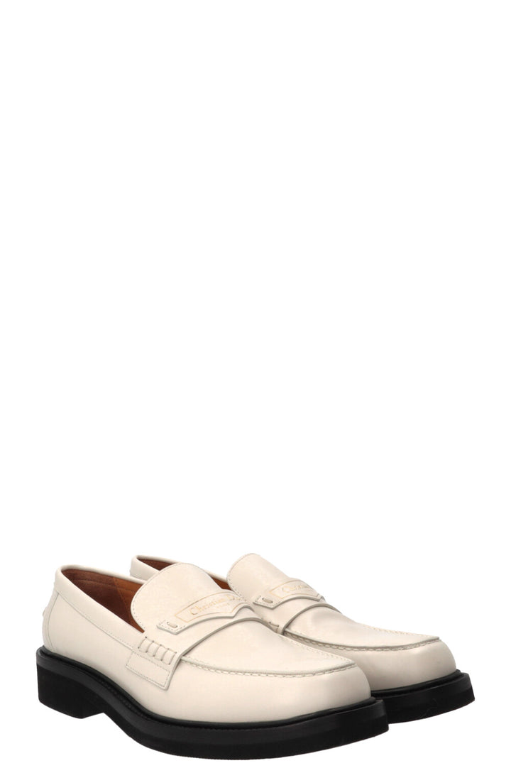 CHRISTIAN DIOR Boy Loafer Leather Ivory