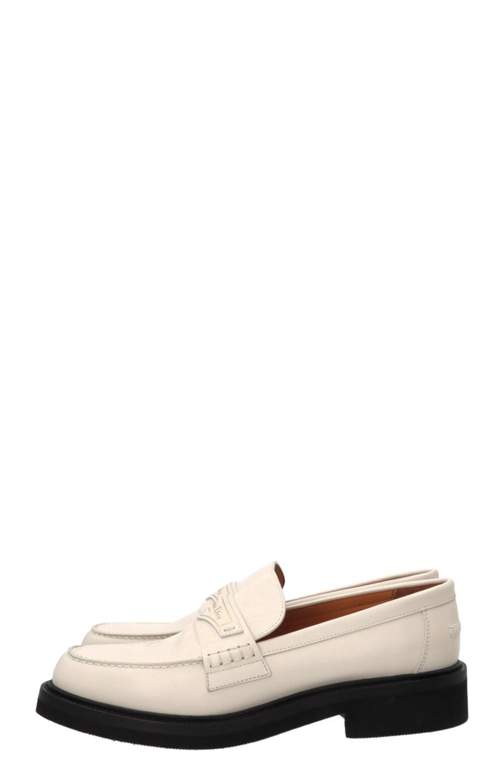 CHRISTIAN DIOR Boy Loafer Leather Ivory