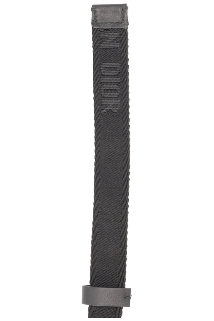 CHRISTIAN DIOR CD Belt Canvas Black