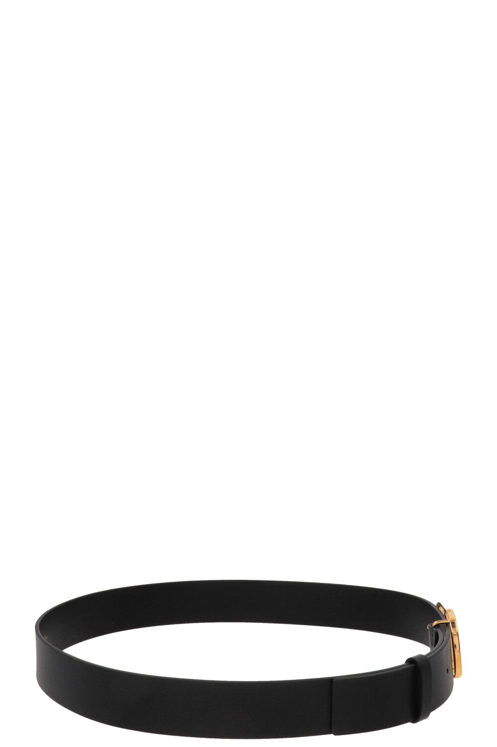 CHRISTIAN DIOR CD Ceinture Cuir Noir