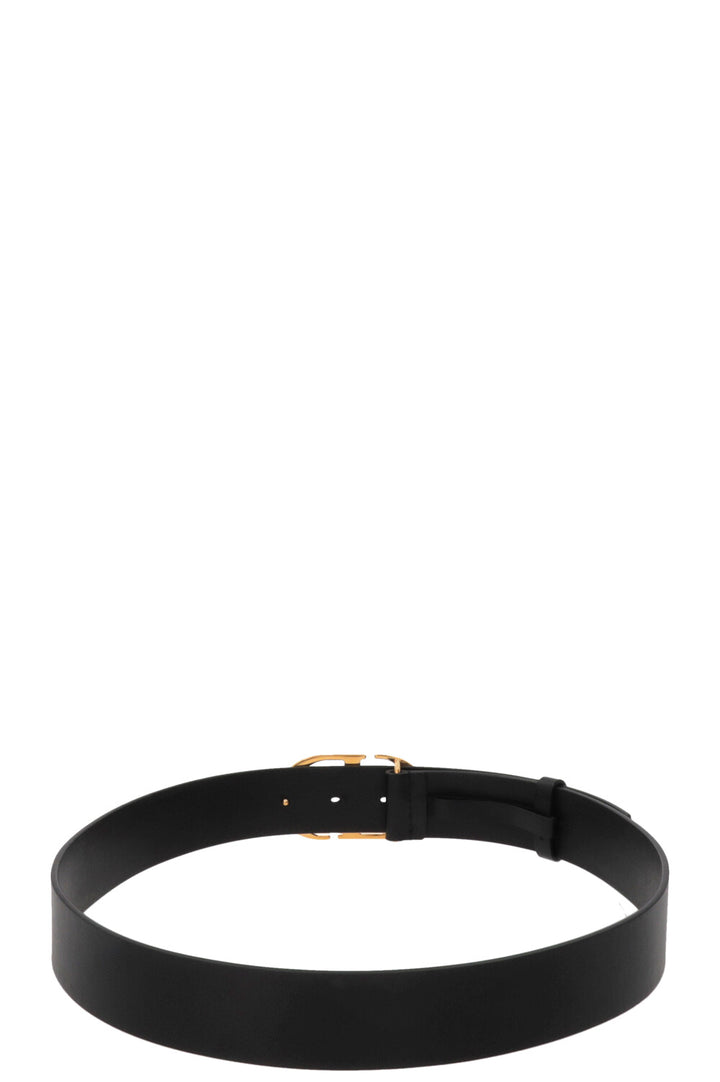 CHRISTIAN DIOR CD Ceinture Cuir Noir