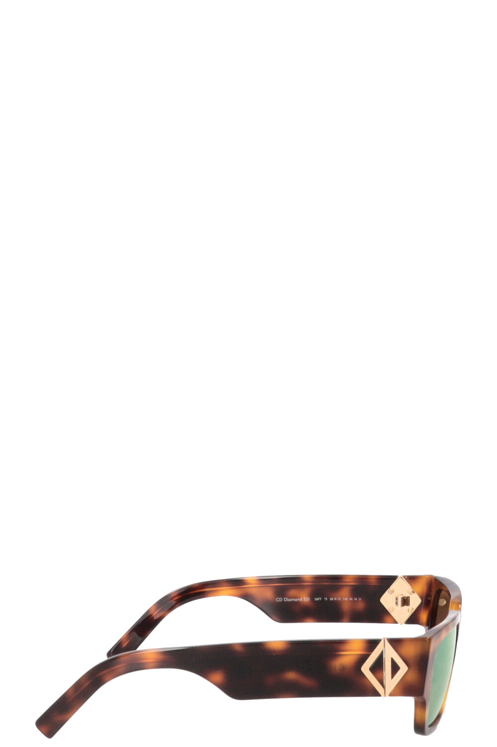 CHRISTIAN DIOR CD Diamond Sunglasses Tortoiseshell s5l