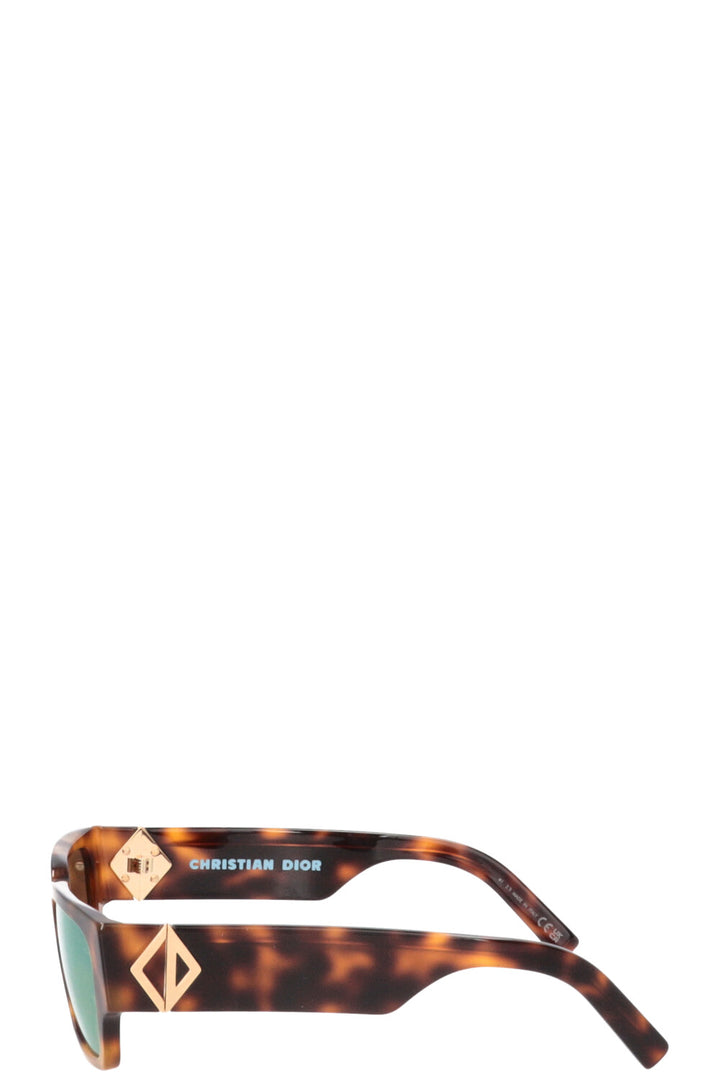 CHRISTIAN DIOR CD Diamond Sunglasses Tortoiseshell s5l