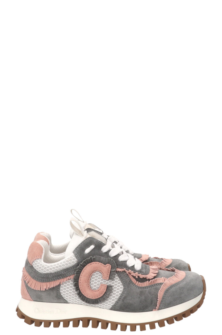 CHRISTIAN DIOR C'est Dior Sneakers Suede Grey