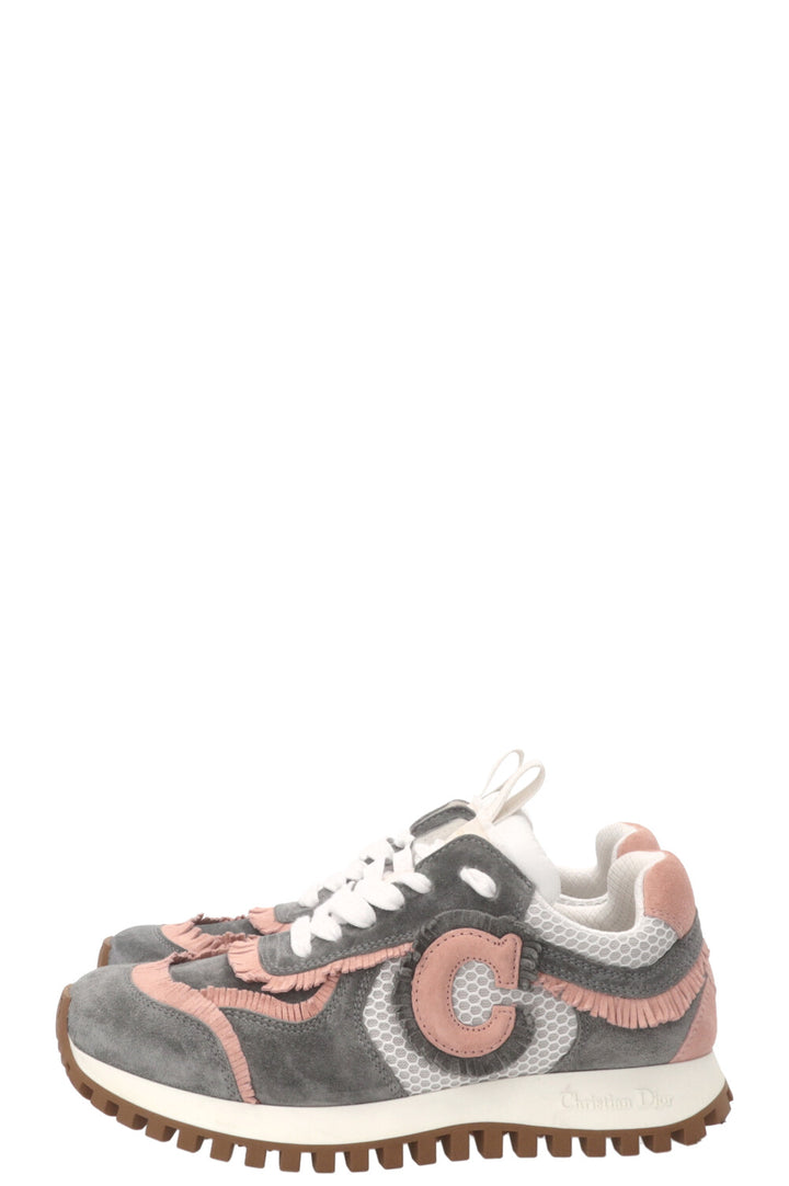 CHRISTIAN DIOR C'est Dior Sneakers Suede Grey