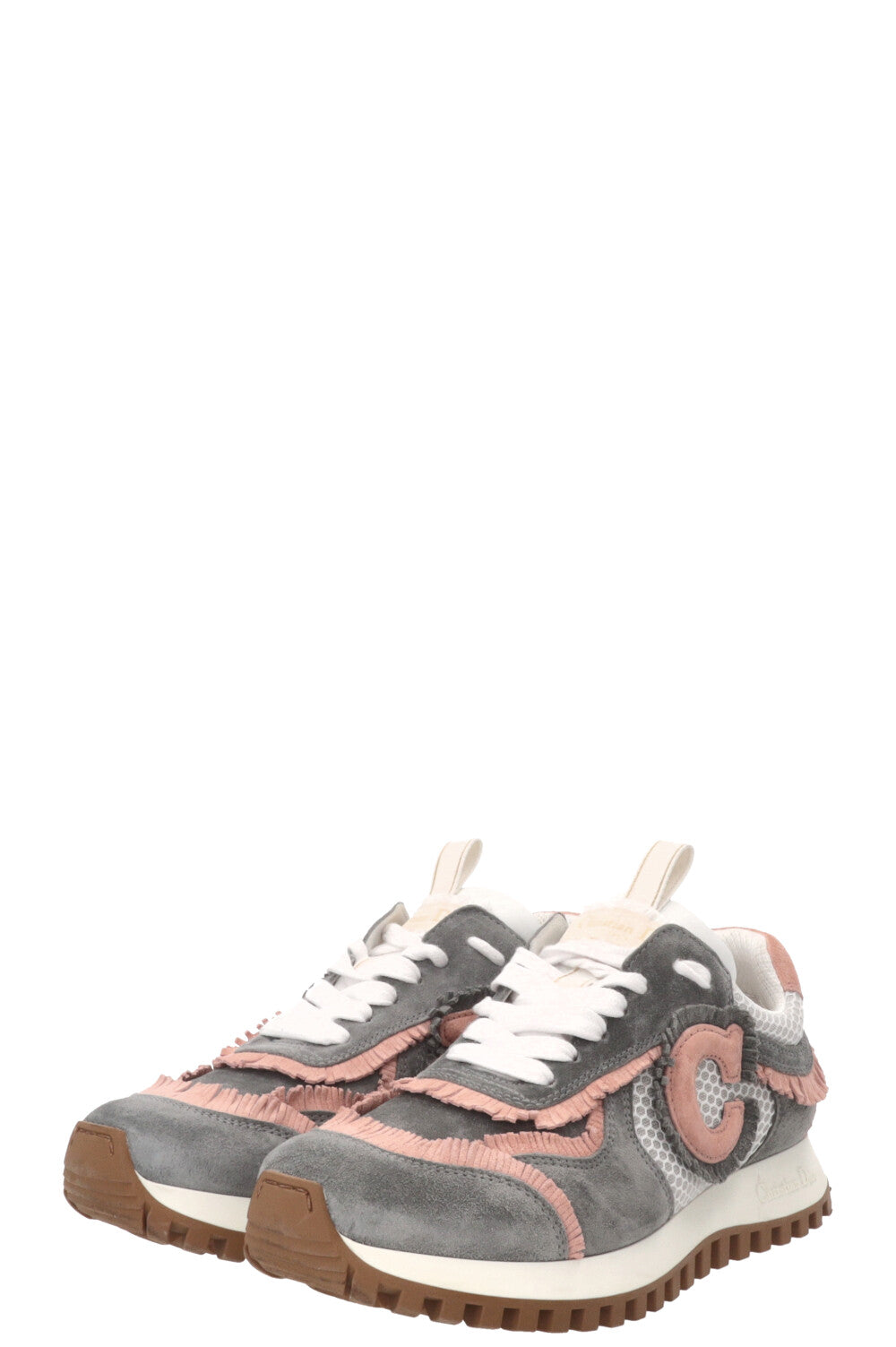 CHRISTIAN DIOR C'est Dior Sneakers Suede Grey