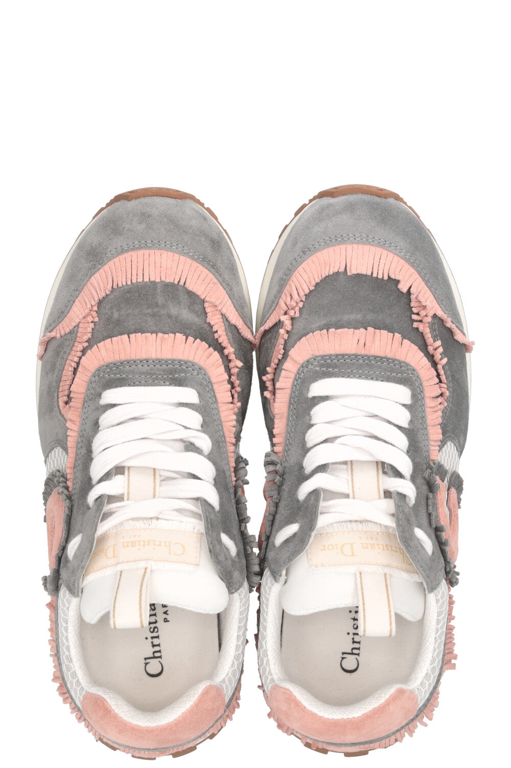 CHRISTIAN DIOR C'est Dior Sneakers Suede Grey