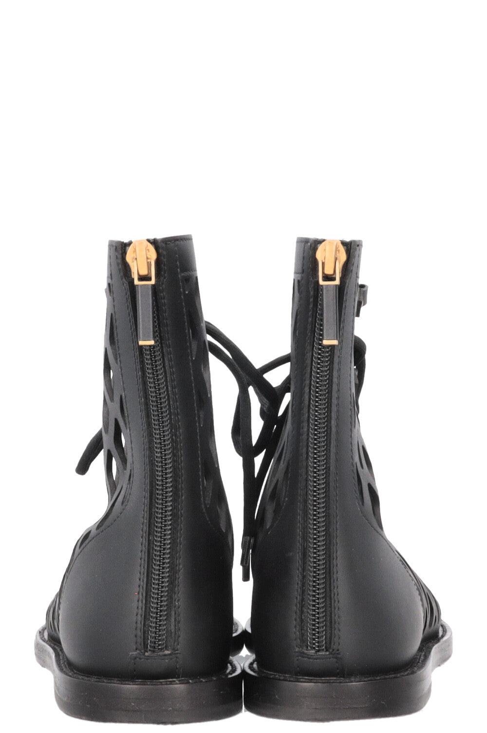 CHRISTIAN DIOR Cage Sandals Leather Black