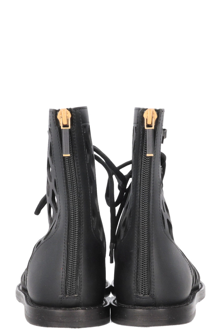 CHRISTIAN DIOR Cage Sandals Leather Black