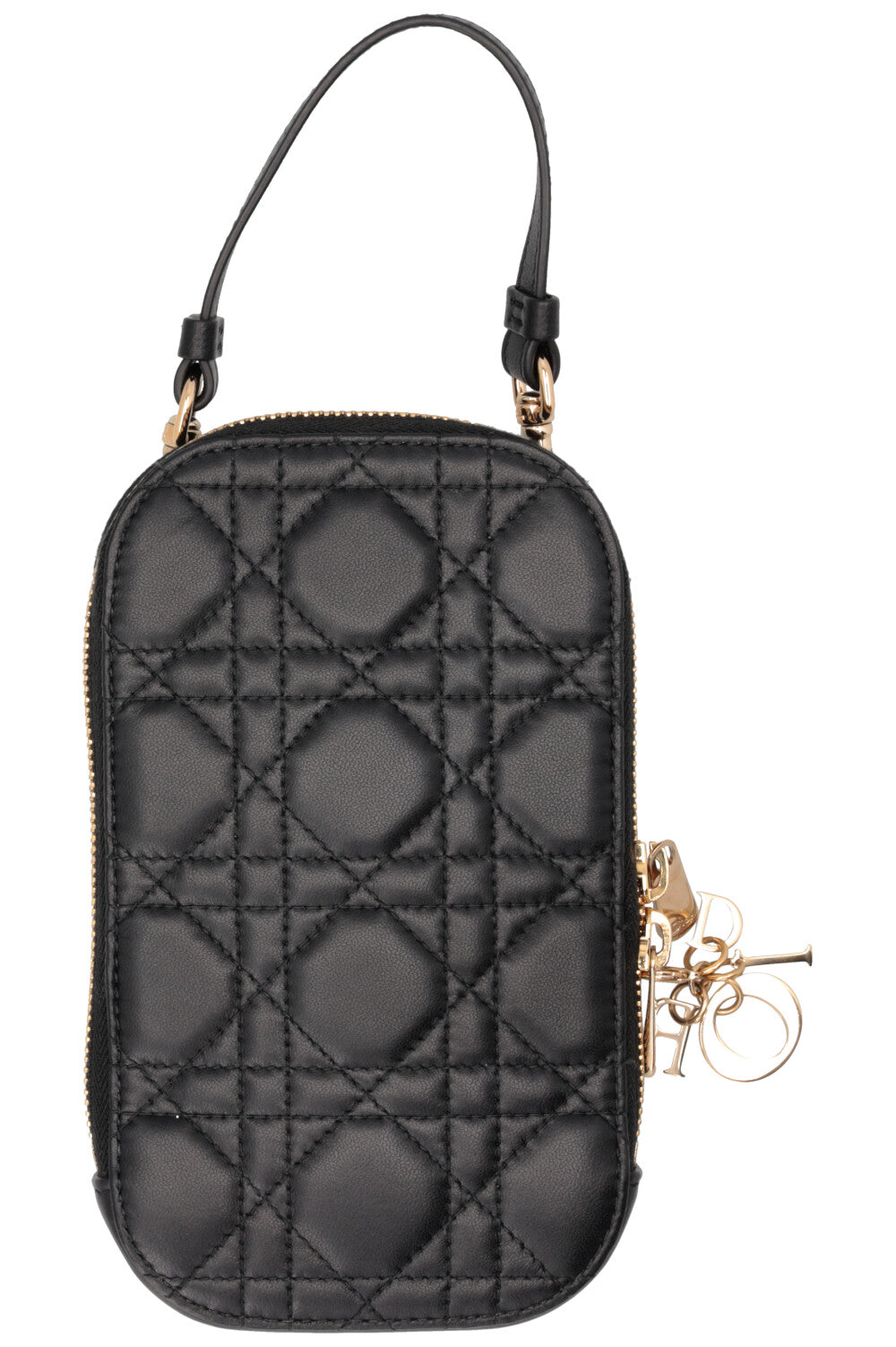 CHRISTIAN DIOR Call-In-Dior Phone Case Cannage Black