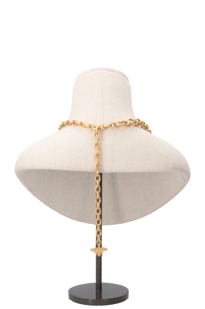 CHRISTIAN DIOR Cancer Necklace Gold