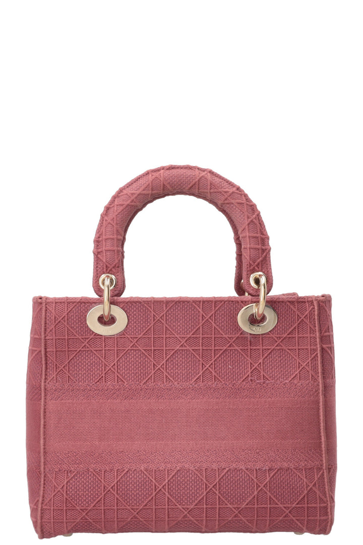CHRISTIAN DIOR Cannage Lady D-Lite Bag Dusty Pink