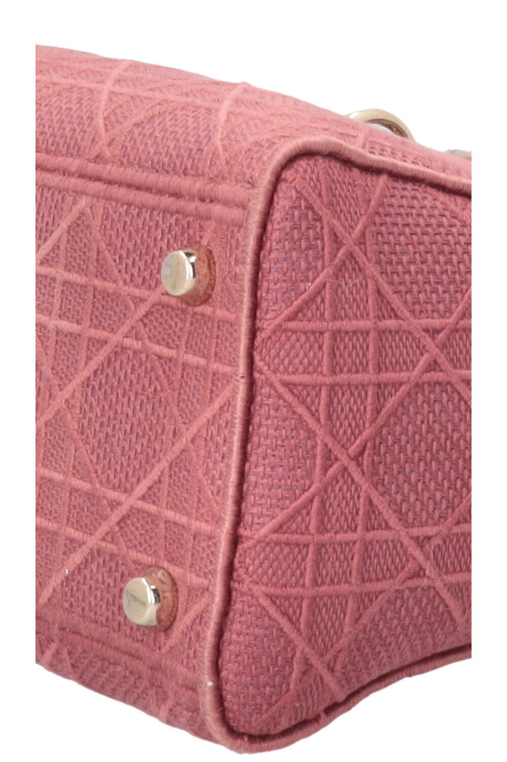 CHRISTIAN DIOR Cannage Lady D-Lite Bag Dusty Pink