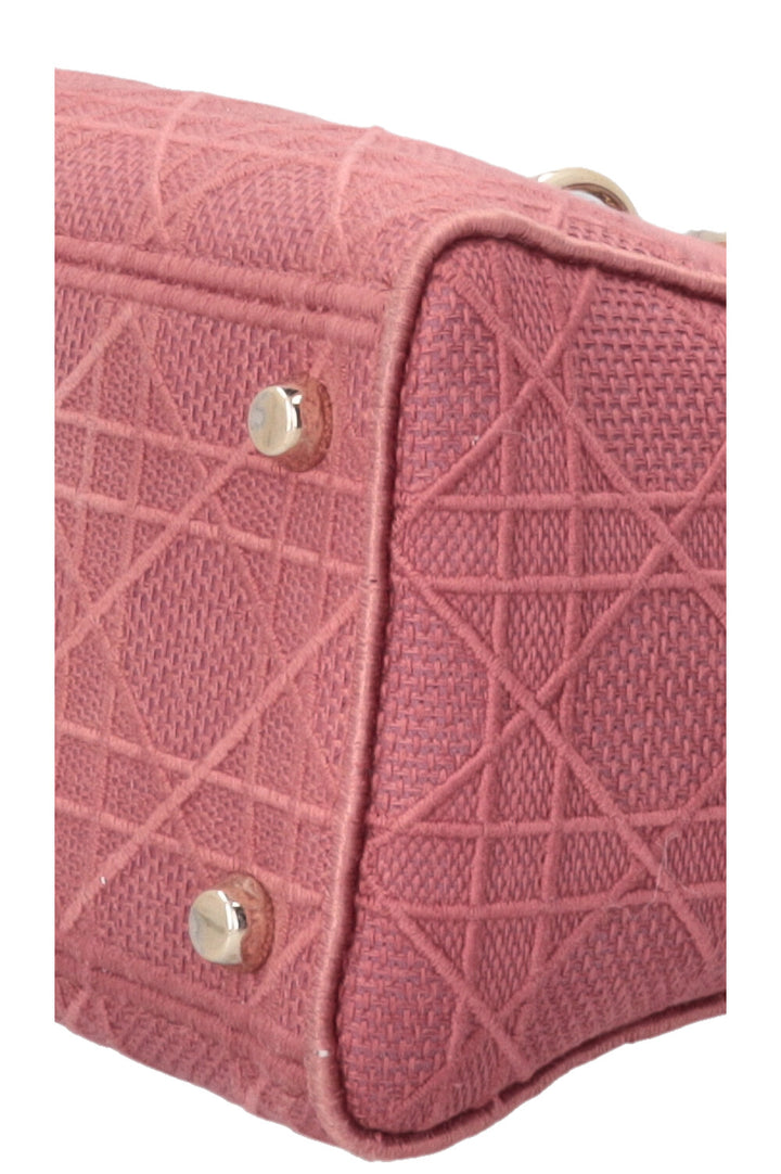 CHRISTIAN DIOR Cannage Lady D-Lite Bag Dusty Pink
