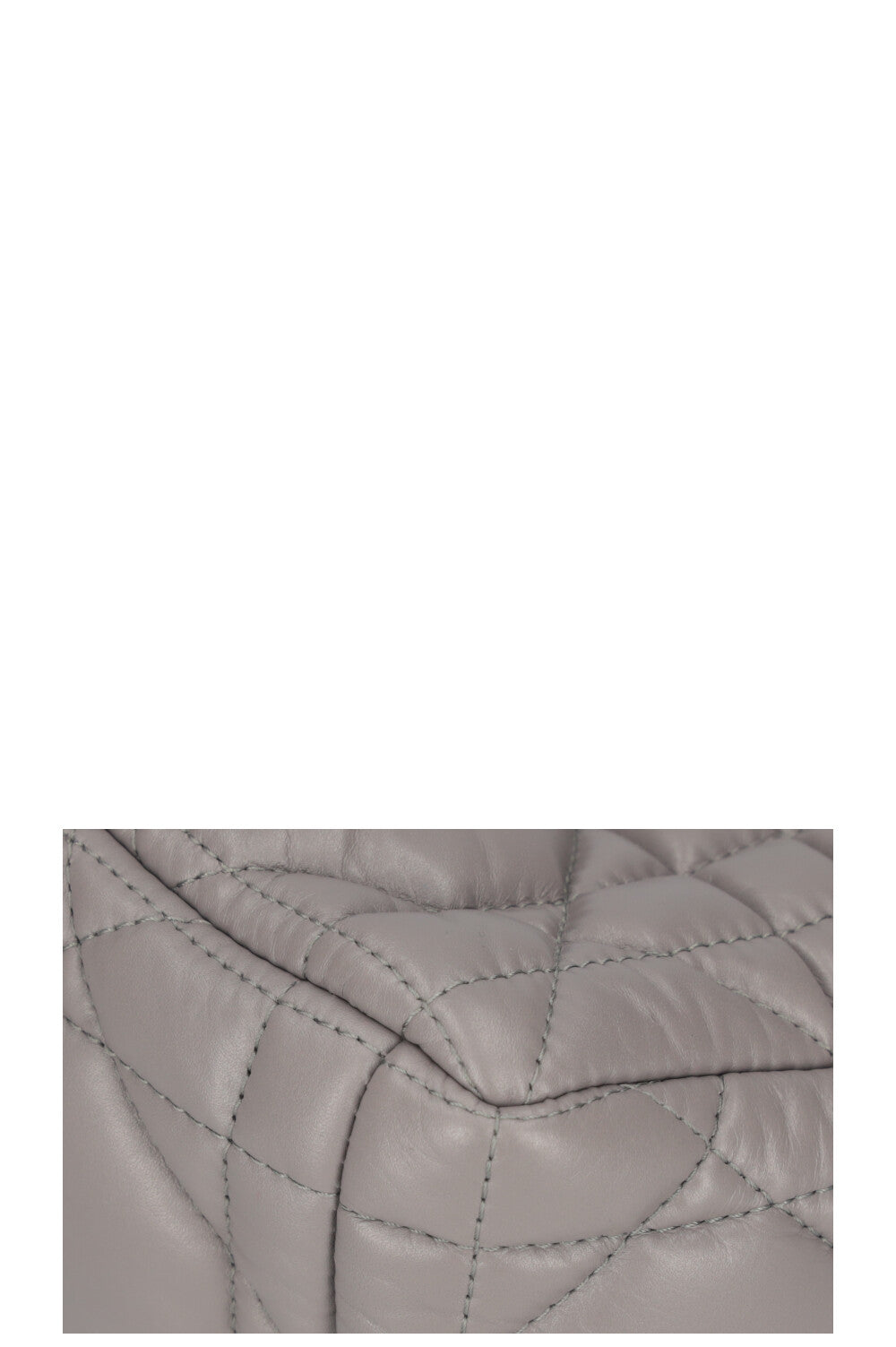 CHRISTIAN DIOR Caro Bag Macrocannage Calfskin Grey