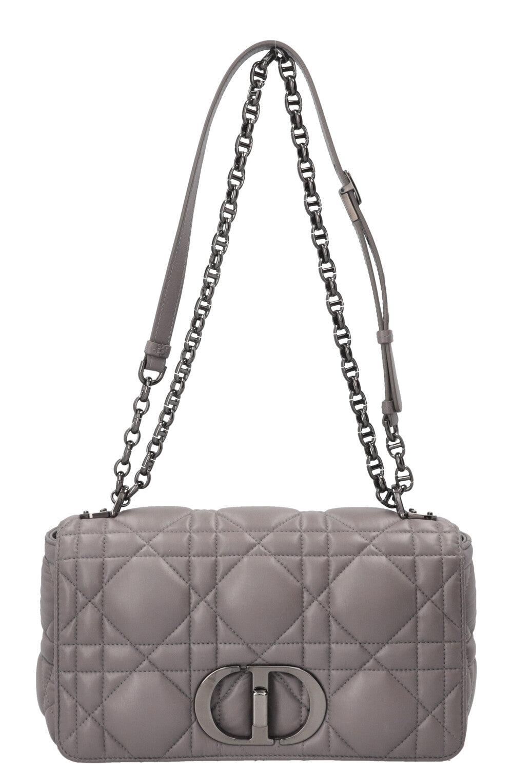 CHRISTIAN DIOR Caro Bag Medium Grey