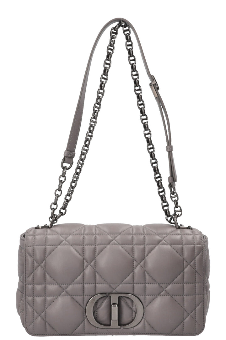 CHRISTIAN DIOR Caro Bag Medium Grey