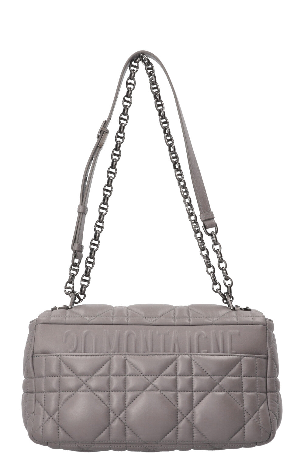 CHRISTIAN DIOR Caro Bag Medium Grey