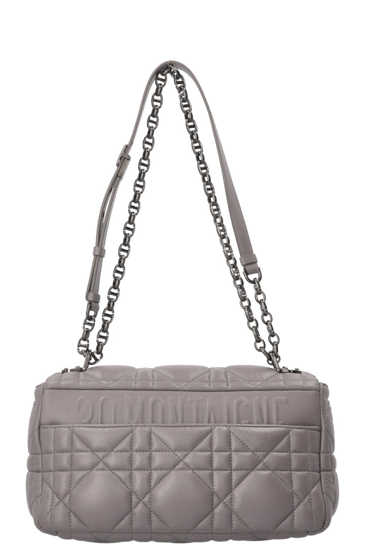 CHRISTIAN DIOR Caro Bag Medium Grey