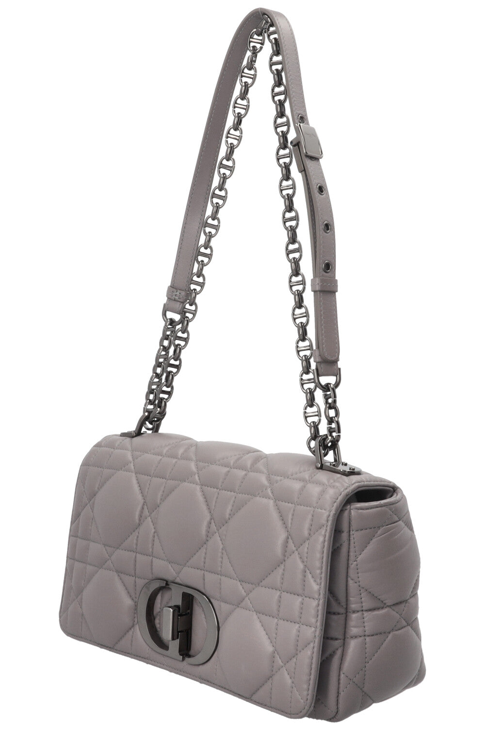 CHRISTIAN DIOR Caro Bag Medium Grey