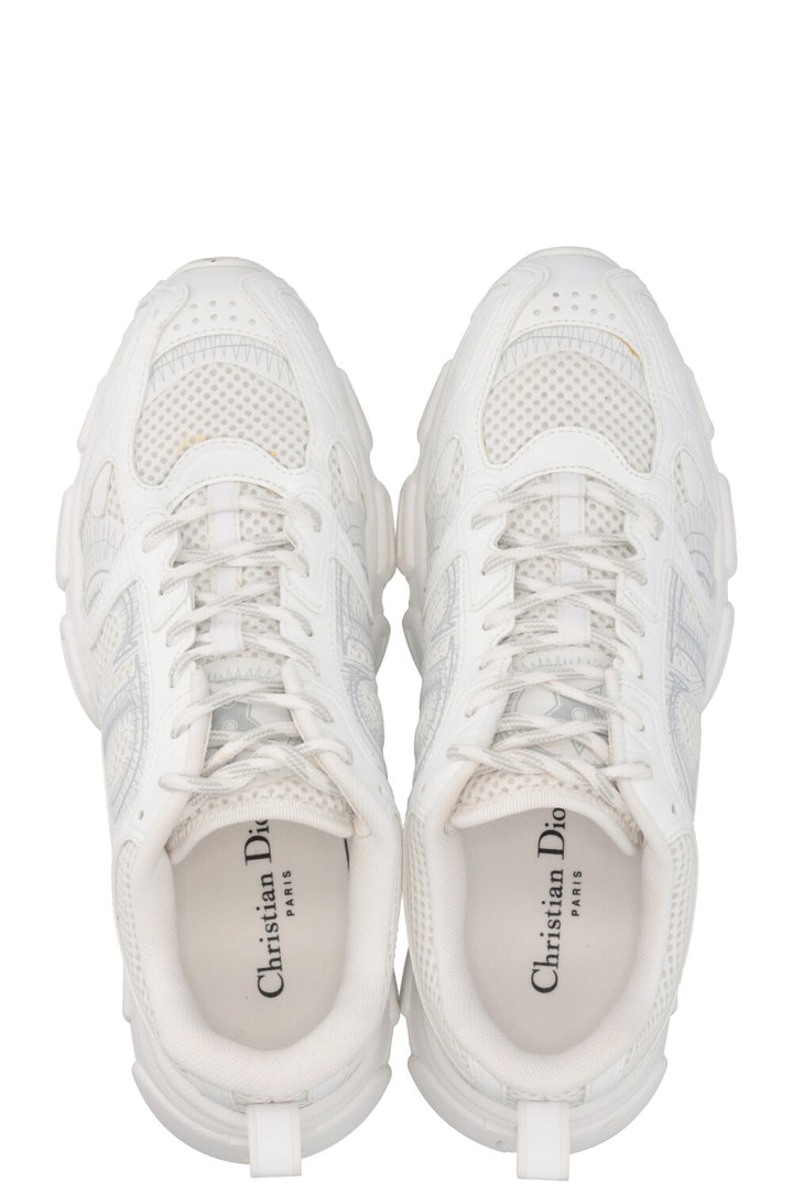 CHRISTIAN DIOR Chrono Mesh Sneakers White