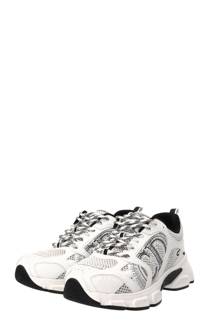 Baskets Chrono CHRISTIAN DIOR en maille blanche