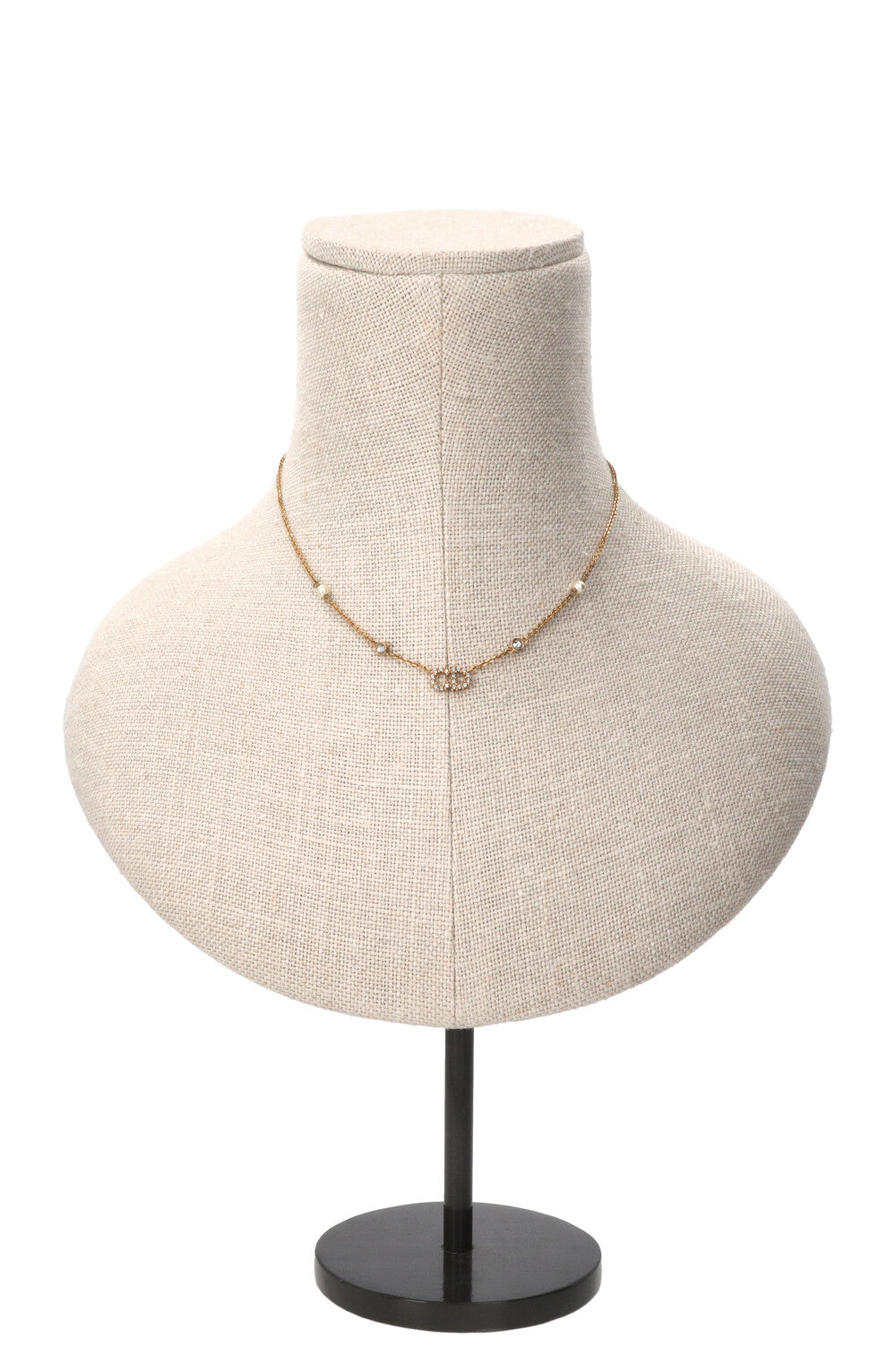 Collier CHRISTIAN DIOR Clair D Lune en laiton doré