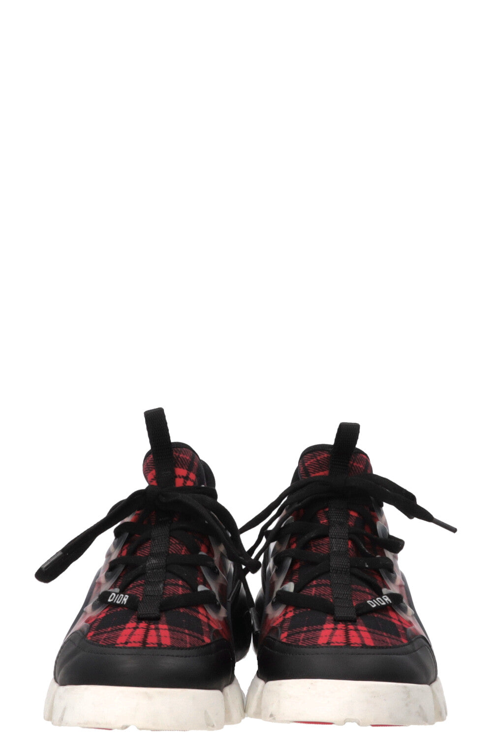 CHRISTIAN DIOR D-Connect Sneaker Checkered Black Red
