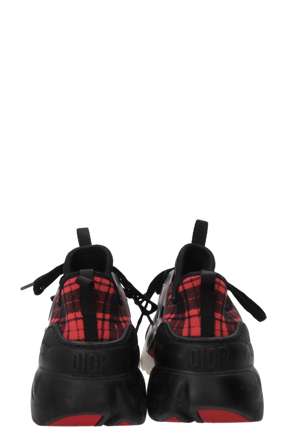 CHRISTIAN DIOR D-Connect Sneaker Checkered Black Red