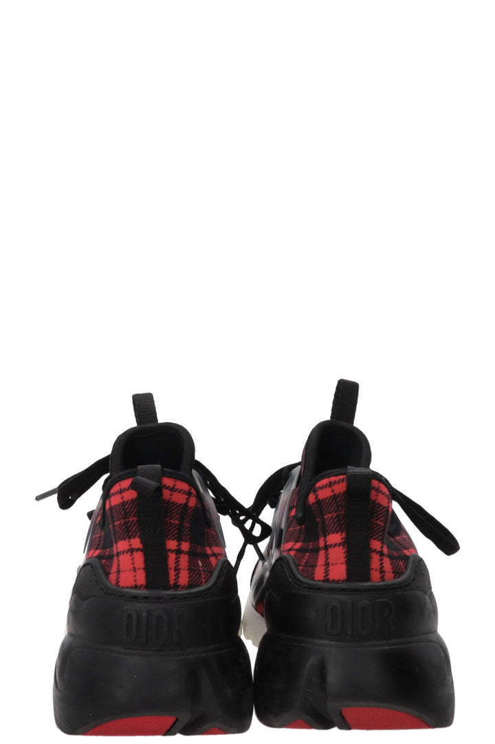 CHRISTIAN DIOR D-Connect Sneaker Checkered Black Red