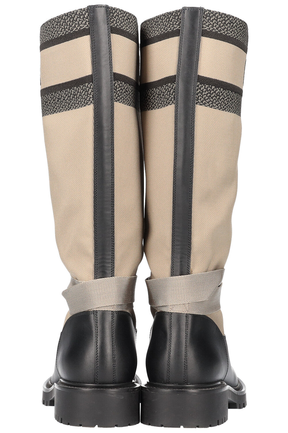 CHRISTIAN DIOR D-Major Boots Canvas Calfskin