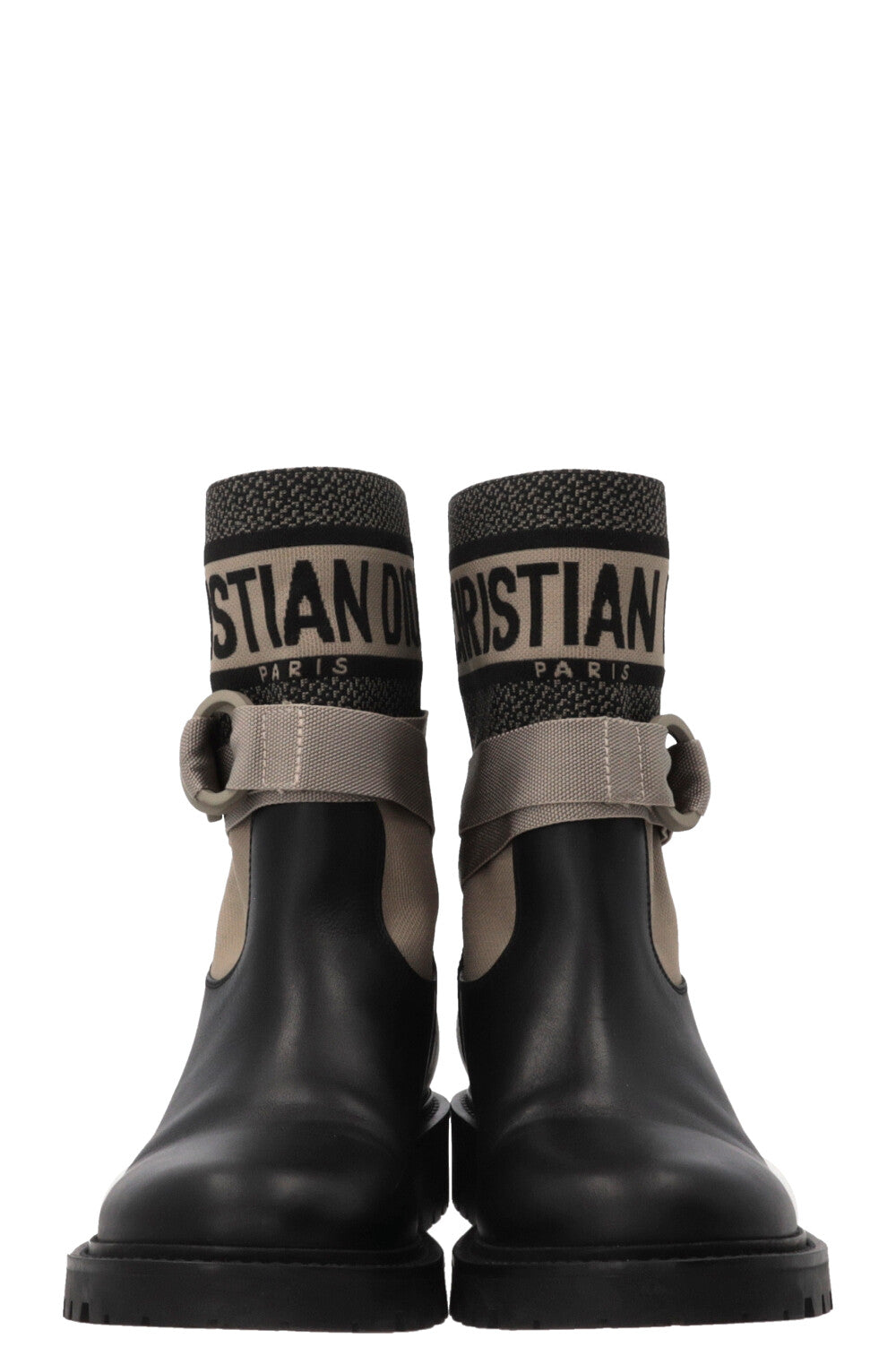 CHRISTIAN DIOR D-Major Boots Leather Black