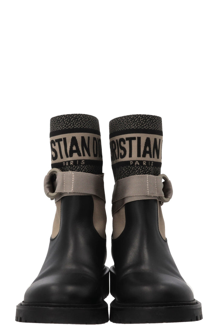 CHRISTIAN DIOR D-Major Boots Leather Black