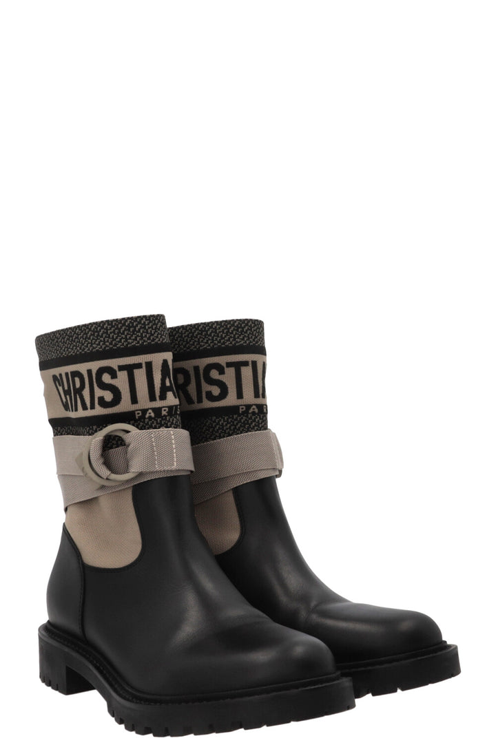 CHRISTIAN DIOR D-Major Boots Leather Black