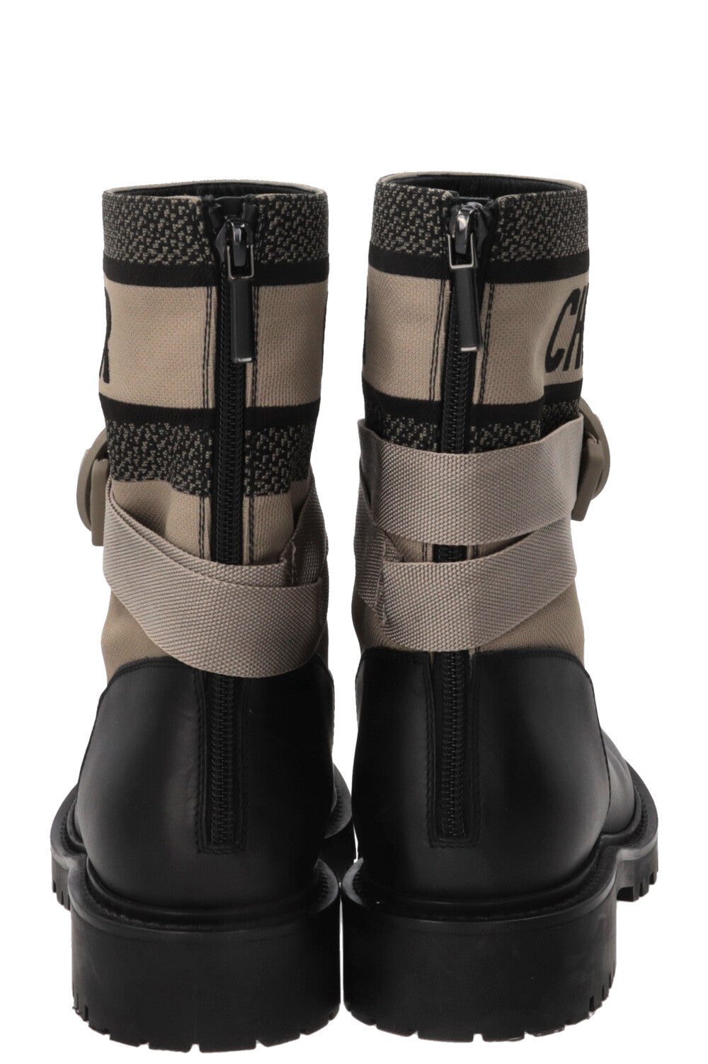 CHRISTIAN DIOR D-Major Boots Leather Black