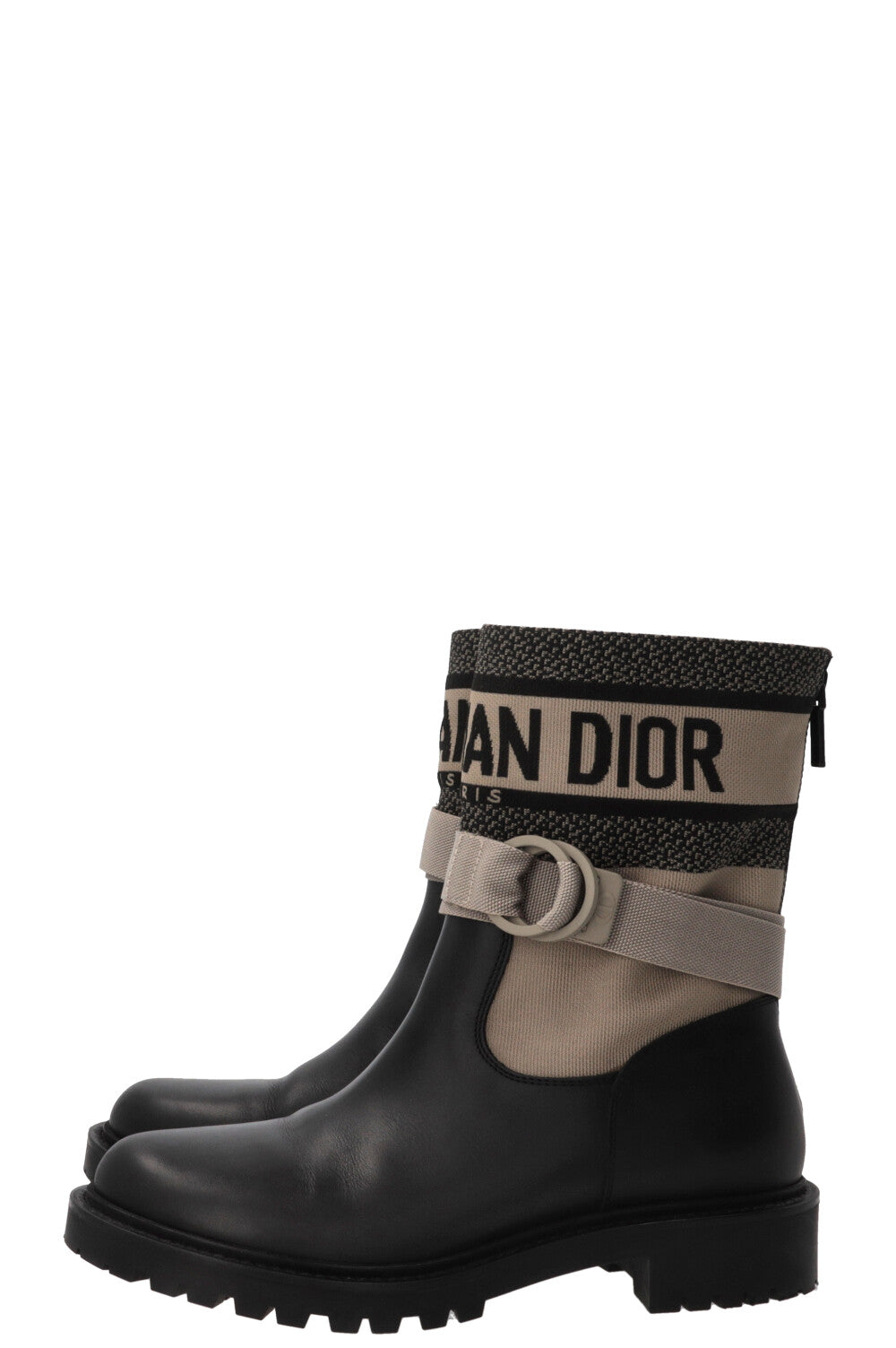 CHRISTIAN DIOR D-Major Boots Leather Black