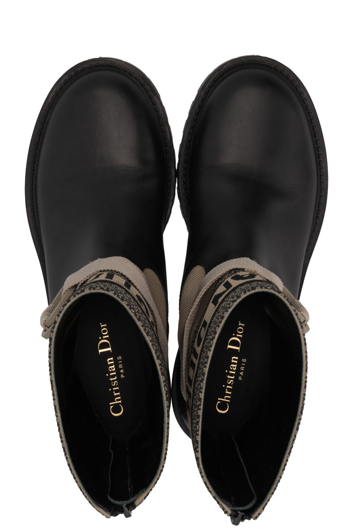 CHRISTIAN DIOR D-Major Boots Leather Black