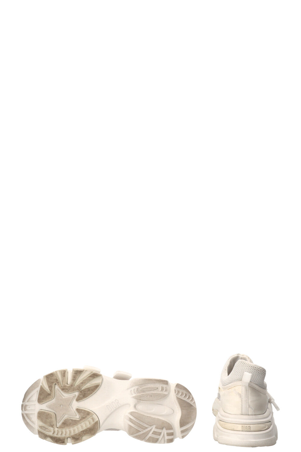 Baskets D-Wander CHRISTIAN DIOR en nylon blanc cassé