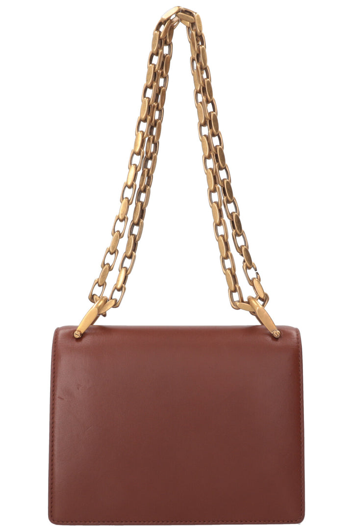 CHRISTIAN DIOR Sac à bandoulière DiorDirection en cuir marron