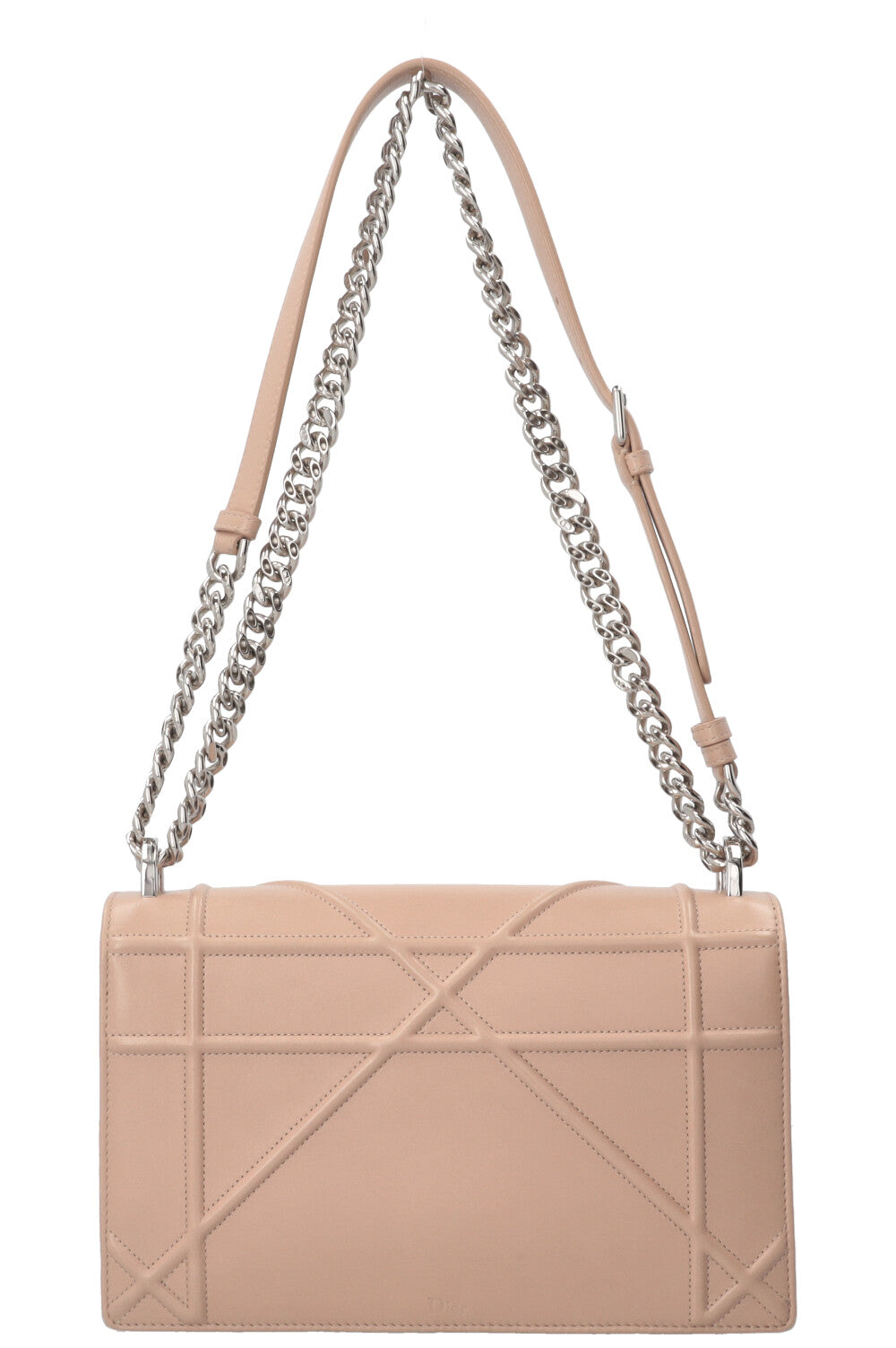 CHRISTIAN DIOR Diorama Bag Leather Nude