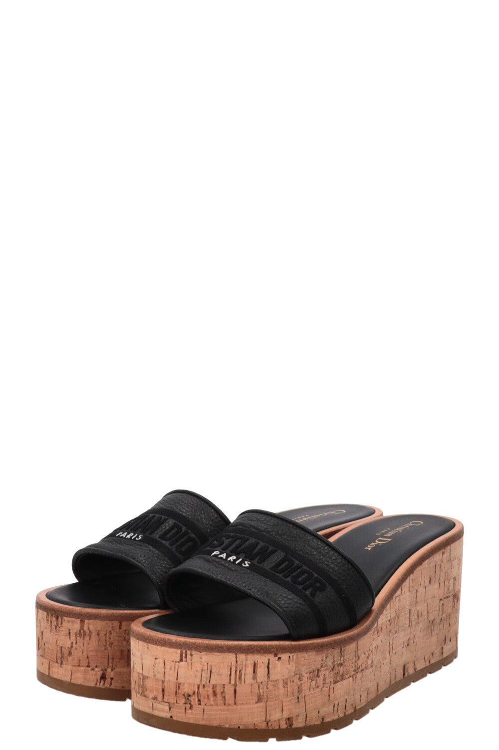 CHRISTIAN DIOR Dway Slide Plateau Black