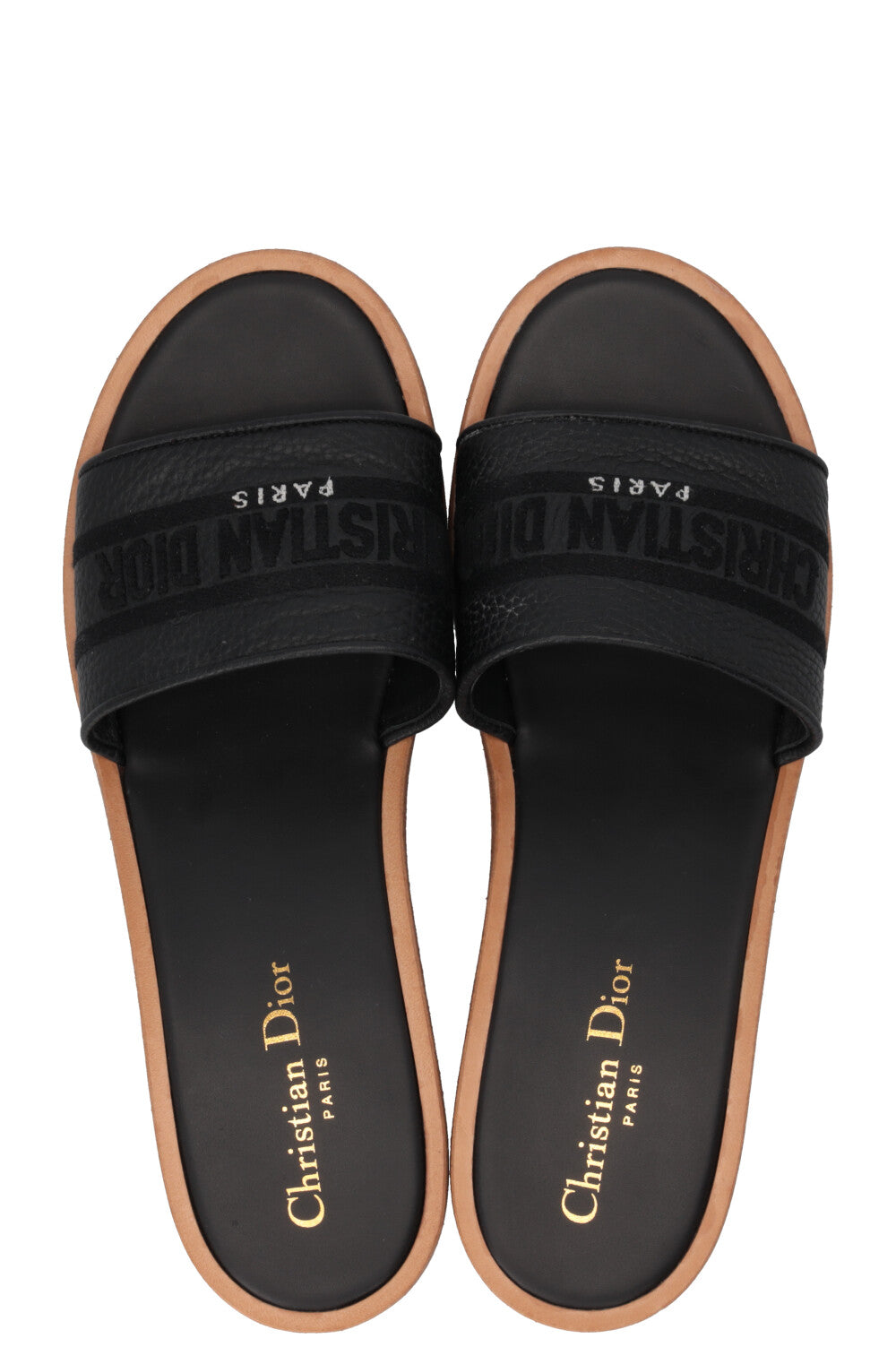 CHRISTIAN DIOR Dway Plateau Slide Black – REAWAKE