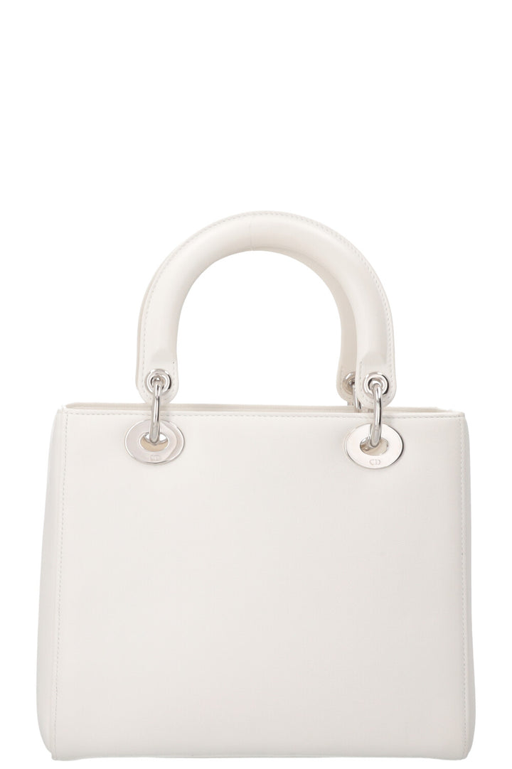 CHRISTIAN DIOR Embellished Lady Dior White