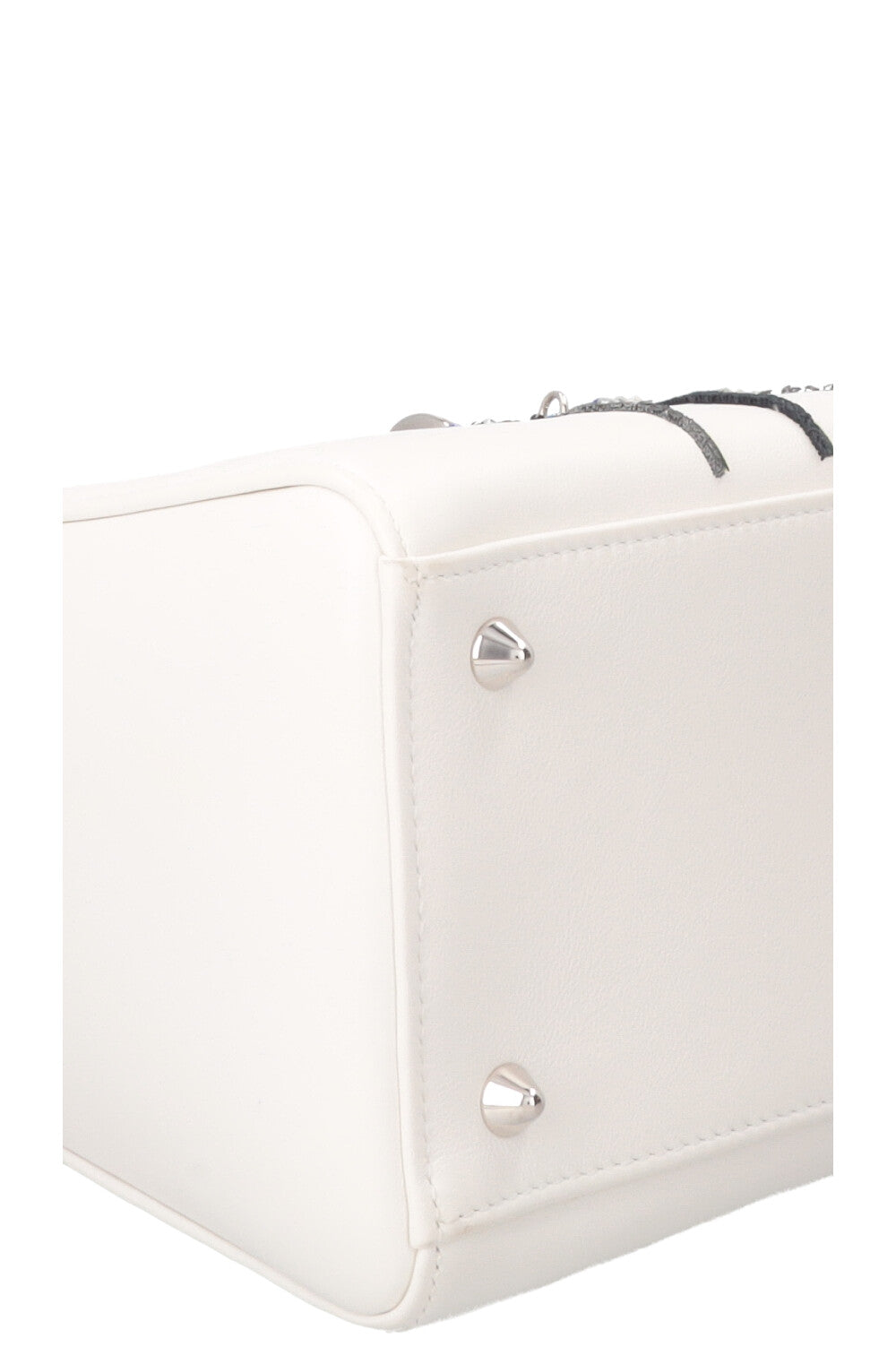 CHRISTIAN DIOR Embellished Lady Dior White