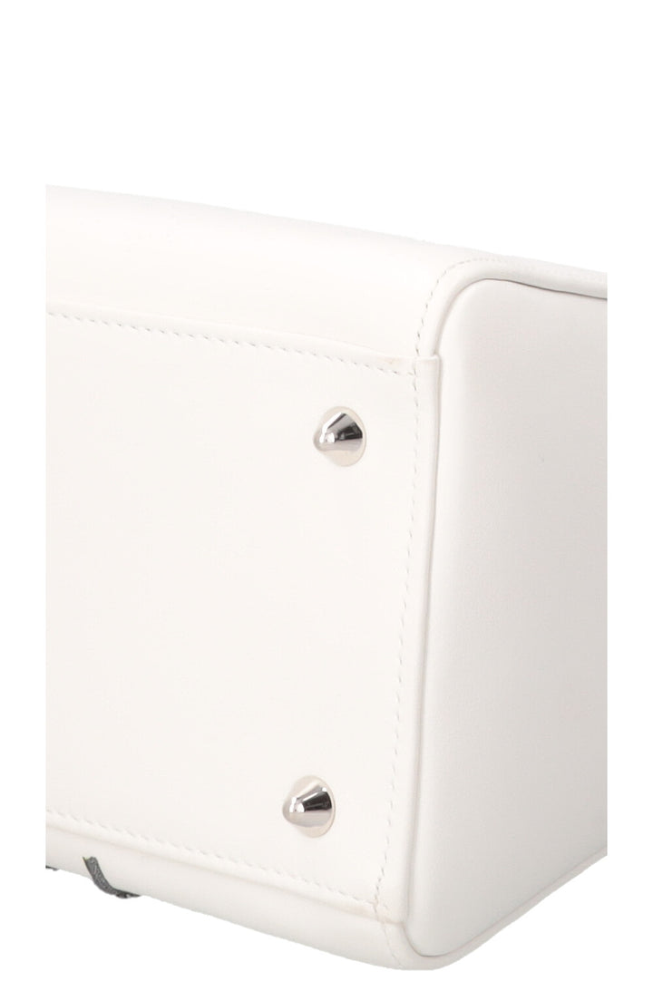 CHRISTIAN DIOR Embellished Lady Dior White