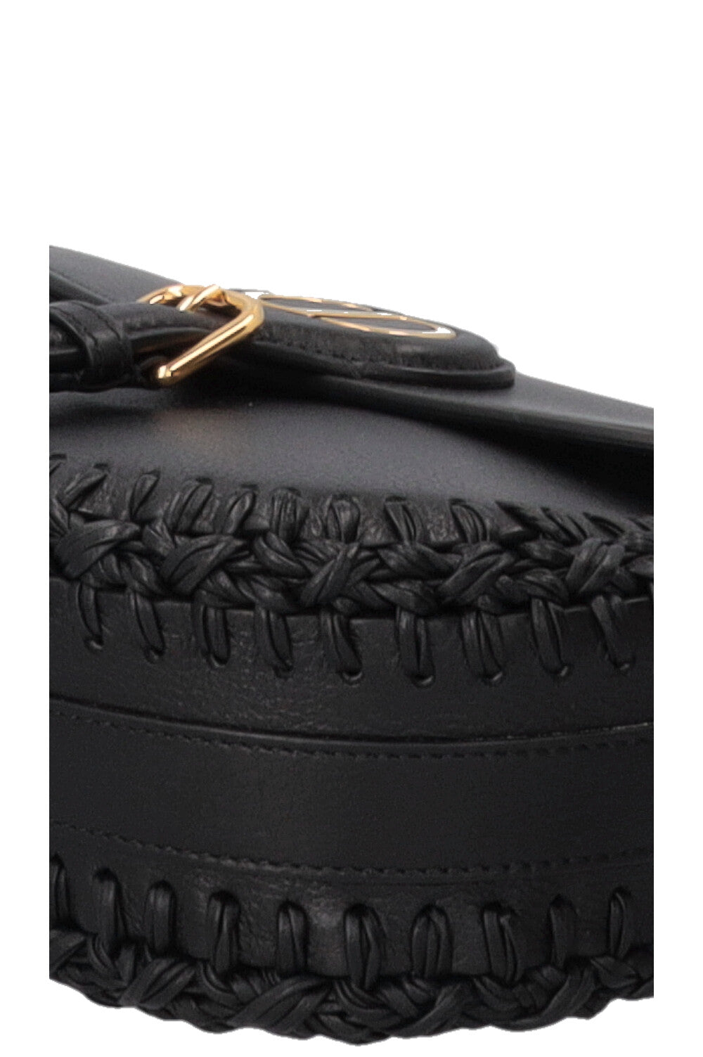 CHRISTIAN DIOR Embroidered Bobby Bag Medium Leather Black