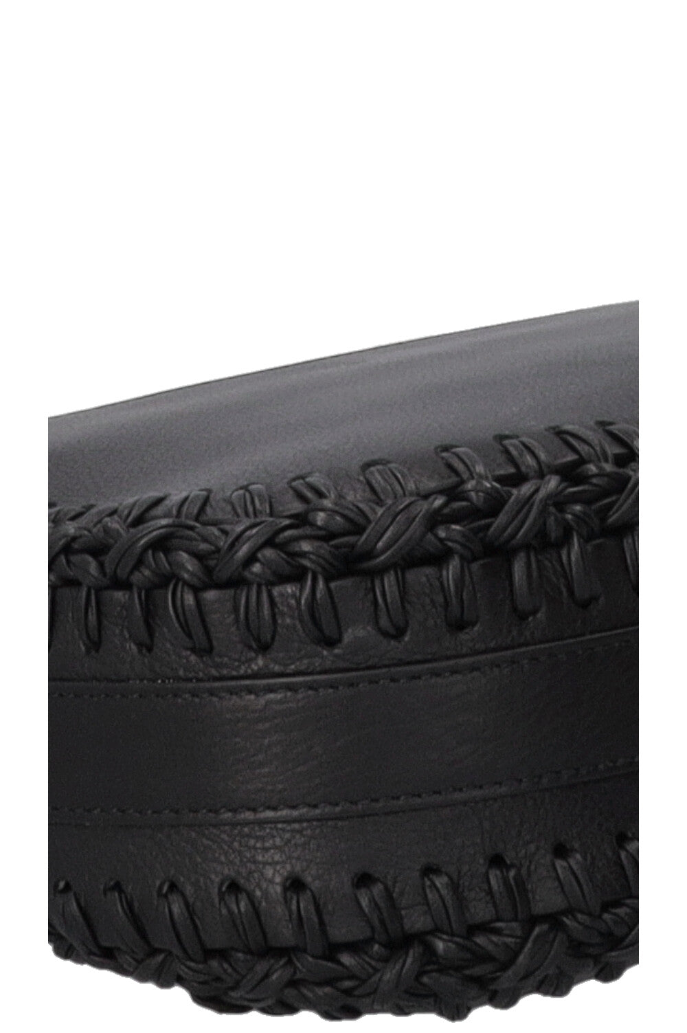 CHRISTIAN DIOR Embroidered Bobby Bag Medium Leather Black