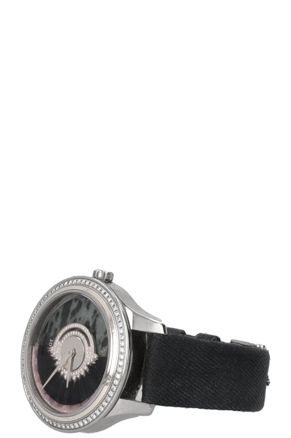 CHRISTIAN DIOR Grand Bal Wild 36mm Watch Diamonds Silver