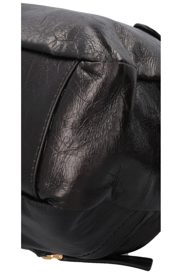CHRISTIAN DIOR Grand Tour Bowling Bag Petit Cuir Noir