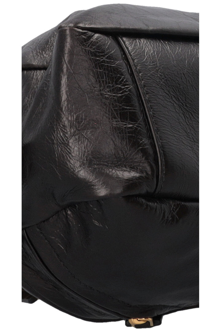 CHRISTIAN DIOR Grand Tour Bowling Bag Petit Cuir Noir